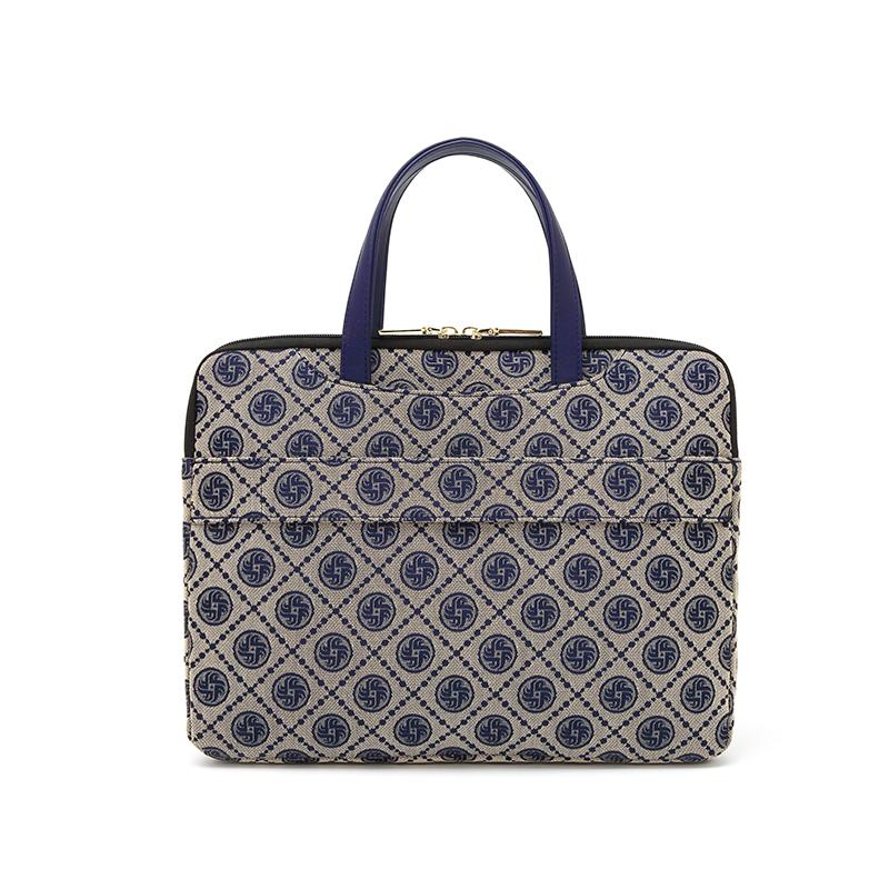 Large Capacity Business Laptop Bag Simple Briefcase Neutral Bag