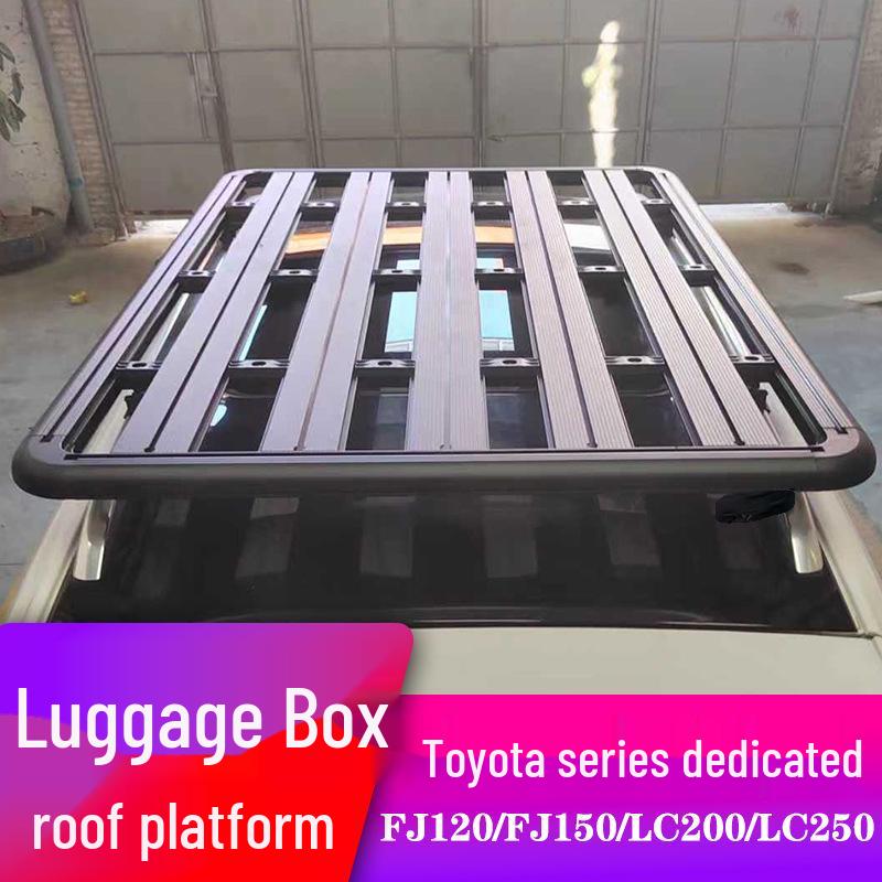 Toyota FJ120/150 LC200/250 Roof Rack Aluminum Alloy Luggage Basket