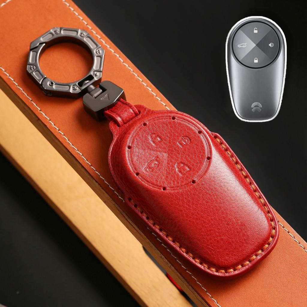 Suitable for NIO key cover ES6/ES8/ES7 leather high-end ET7/ET5/EC6 shell buckle for men and women