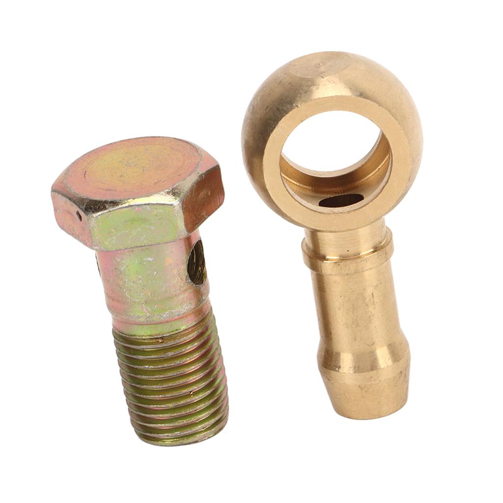 Комплект фитинга болта банджо M12 X 1,5 мм с 2 шайбами Адаптер фитинга банджо из алюминиевого сплава для тормозной системы автомобиля