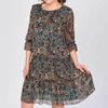 2025 Cross-Border Chic Fashion Casual Print Dress