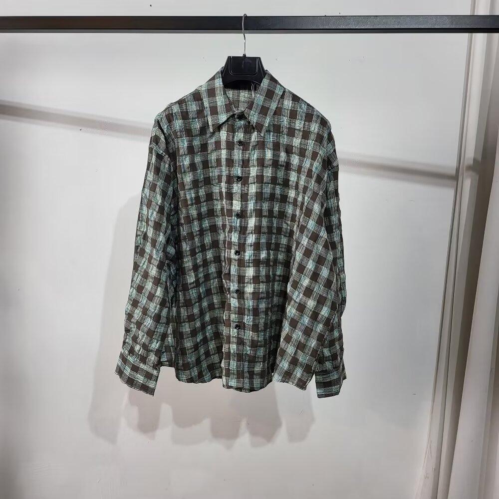 Рубашка с длинным рукавом с буквенным принтом 2024 года в японском стиле в стиле Гонконга, свободная рубашка для мальчиков, летнее модное универсальное повседневное пальто