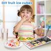 Stainless Steel Ice Cube Tray Easy to Release Ice Lattice Mould with 18 Slots and Release Handle Easy to Clean for Freezer Bar