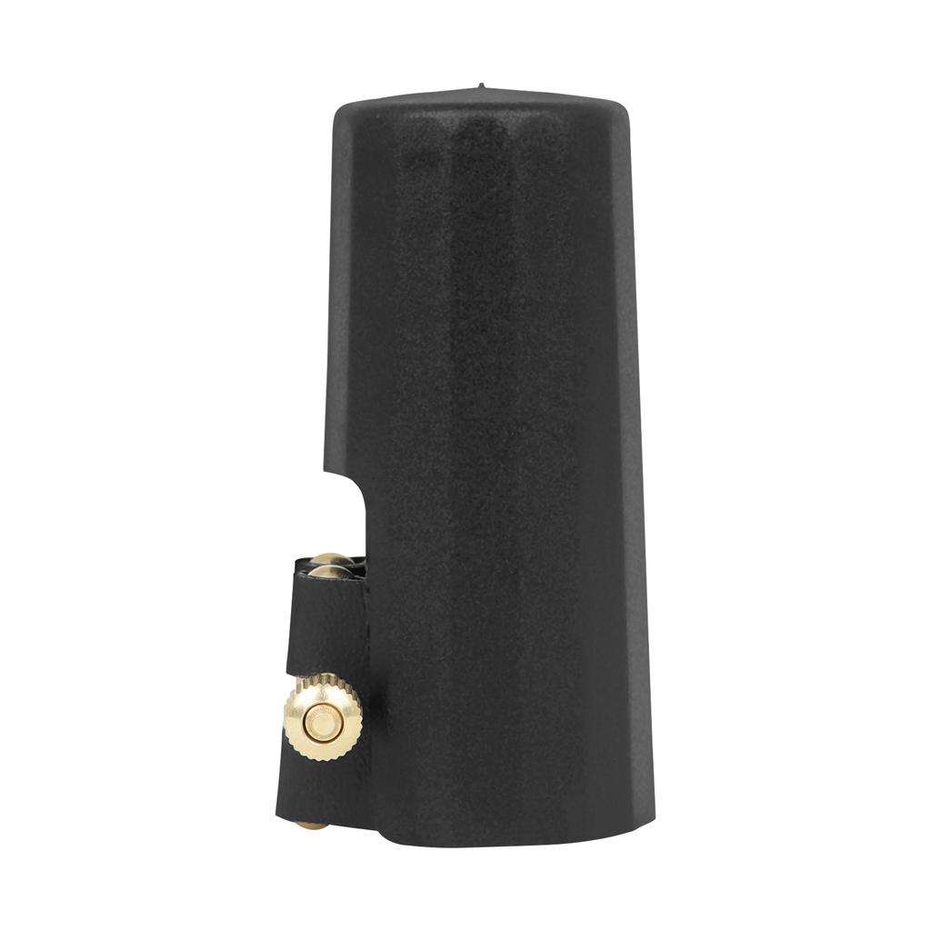 Металлическая пряжка для саксофона, кожаный зажим + колпачок, одинарный медный винт, регулировочная лигатура для саксофона, компактная