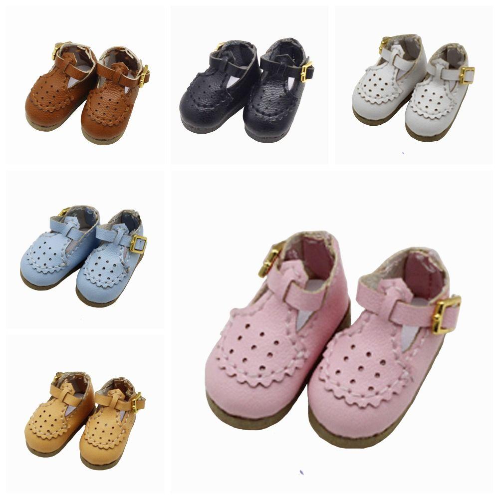 1 Pair T-Back Obitsu 11 Doll Shoes Flower 1/12 Bjd Casual Shoes Lovely 1/12 Bjd Doll Shoes  Children