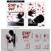 Ghost Claws Scary Ghost Window Sticker Spooky Party Door Stickers  Party Supplies