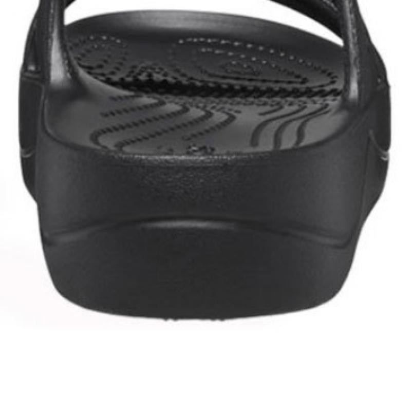 Crocs Womens Baya Platform Sandals Black 208188 001