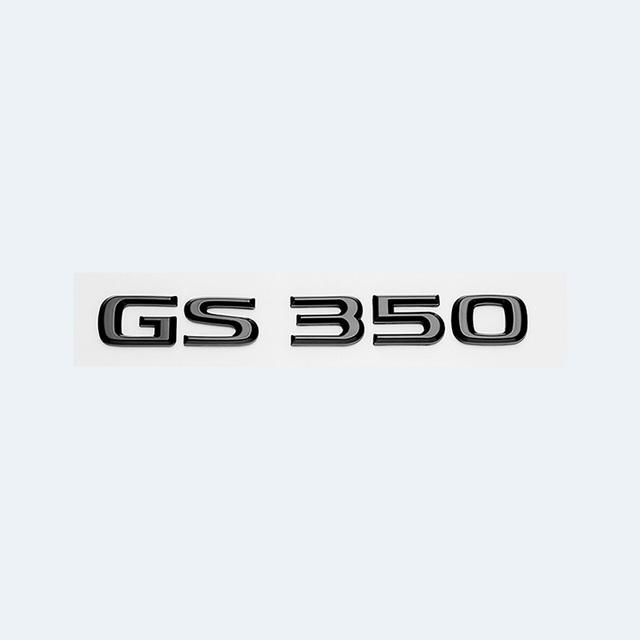 Для Lexus GS200t GS250 GS300 GS350 GS430 GS460 GS450h HYBRID задний багажник с логотипом глянцевый черный ABS эмблема модернизация с надписью