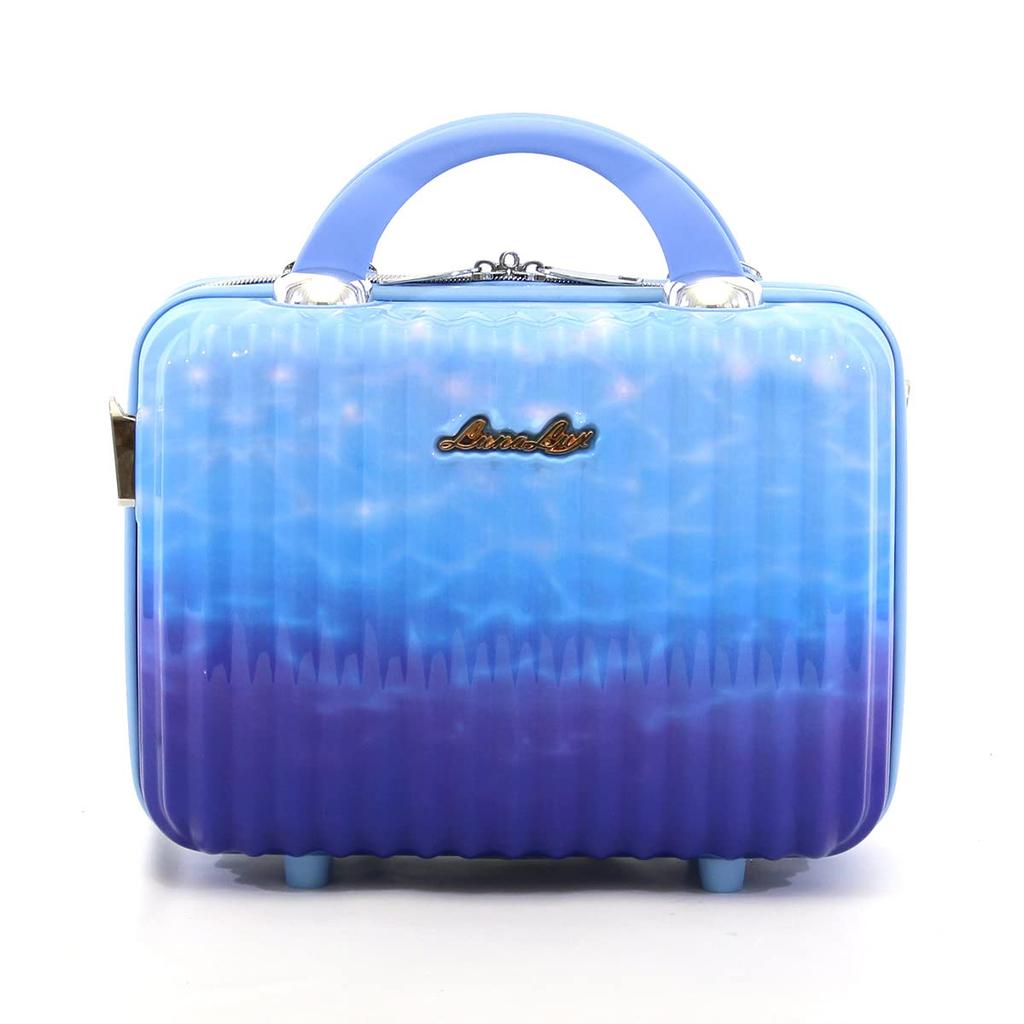 Чемодан с жесткой внутренней молнией TSA Water S размера Siffle, размер LUN2116-48, разрешена ручная кладь, 32 л, см, 2,8 кг, антибактериальный, замок, Sky,