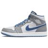 Мужские кроссовки Air 1 Mid Cement True Blue серо-цементно-серо-белые DQ8426-014