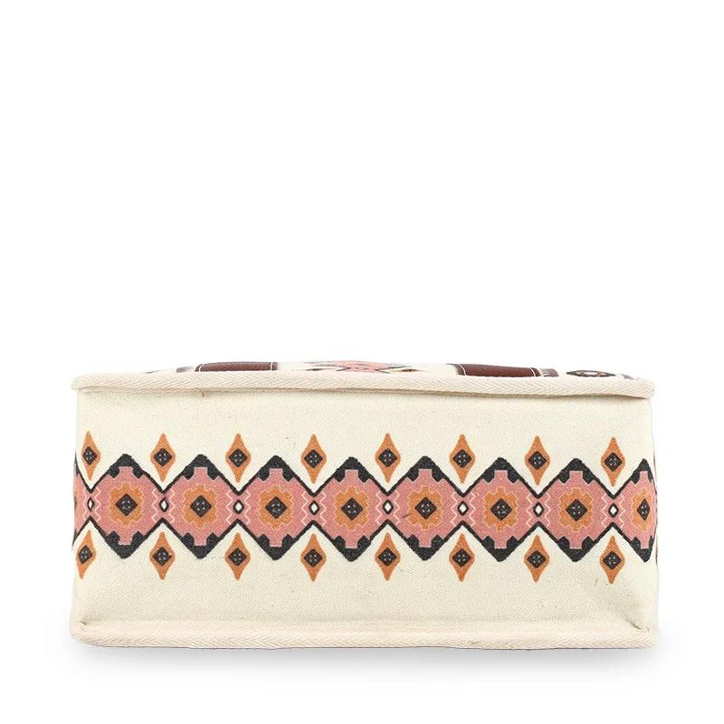 Винтажная сумка-тоут для женщин, ретро-сумка через плечо, сумка в стиле бохо-вестерн, сумки через плечо