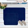 Коврик для ванной Nuvomon Classic, 2 предмета, темно-синий, 50x60 см + 50x80 см