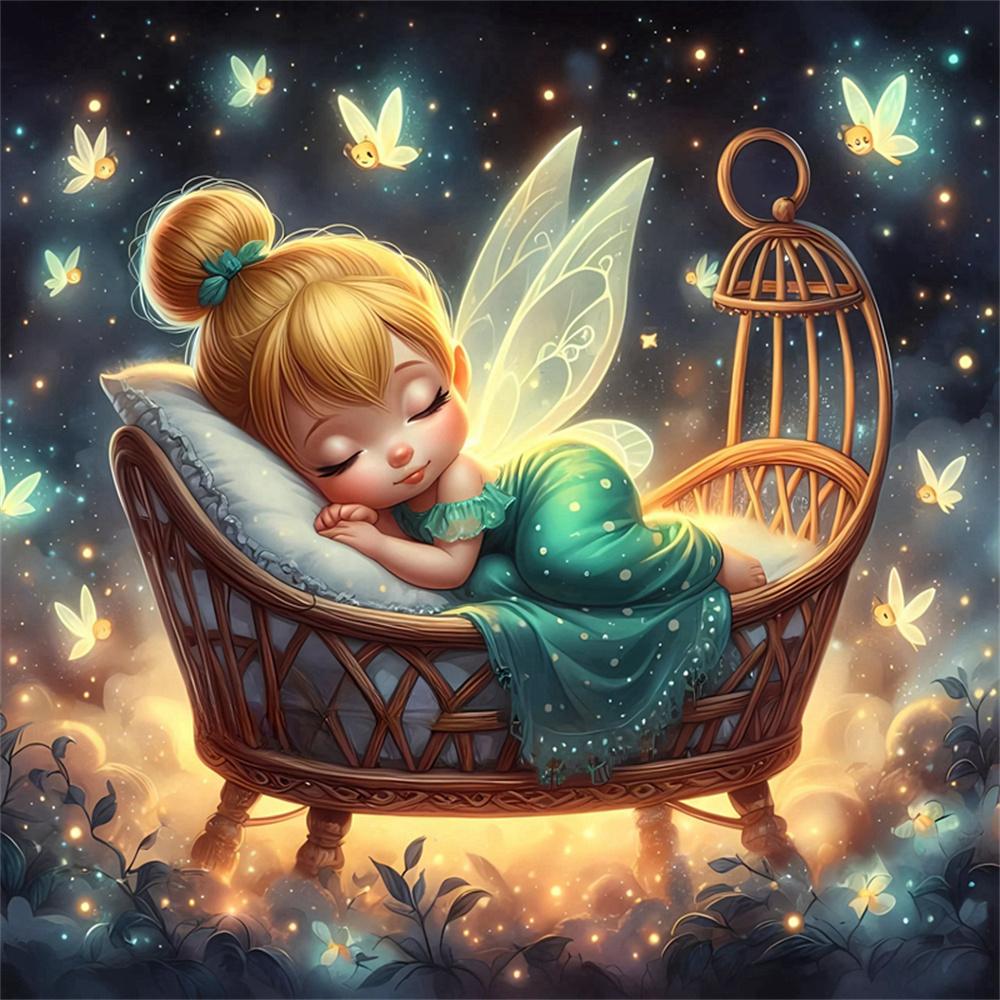Disney Мультяшная 5D Алмазная Живопись Полная Алмазов DIY Алмазная Живопись, Наносимая Вручную Серия «Принцесса» Декоративный Набор для Живописи