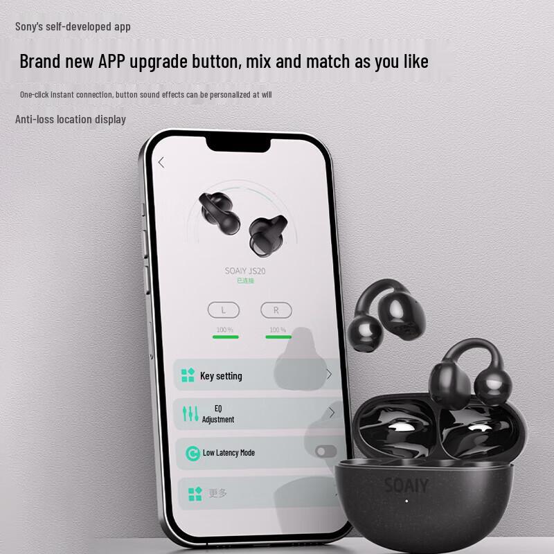 Soaiy JS20 Open-Fit Sport Bone Conduction Earbuds