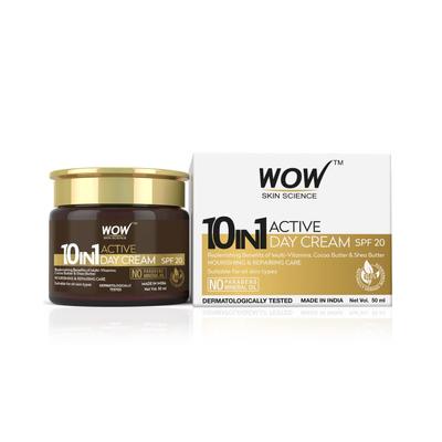 WOW Skin Science Cream 10 in 1 Age Miracle Крем для лица — дневной крем с SPF 20 — без парабенов и минерального масла — 50 мл