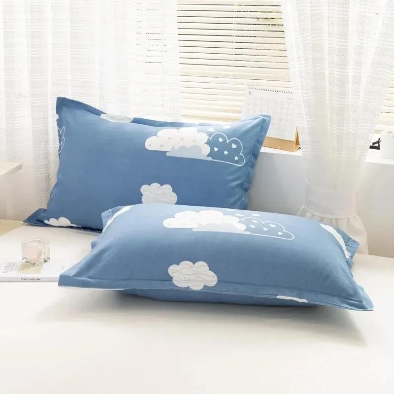 One Pair of Washable Pillowcases, Single Pillowcase Set, 48cm X 74cm, 2 Household Pillowcase Covers Pillow Case