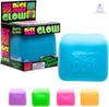 Schylling Needoh Nice Cube Светящаяся сенсорная игрушка с очень прочной упругостью - Светится в темноте и всегда возвращается к своей квадратной форме