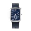 Masterworks Watch Quadrangle MW10SN-GCBLG8 Watch Men's Made In Japan Quartz 33mm Leather Strap Men's Watch Square Shape Navy Blue