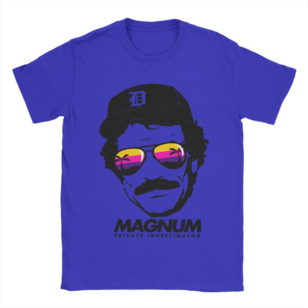 Magnum PI T Shirts Unisex Pure Cotton Novelty TShirt Crew Neck Tee Shirt Short Sleeve Clothes Classic