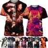 Summer Anime Jujutsu Kaisen 3D Printed T Shirt for Men and Women Casual Hip Hop Harajuku Short Sleeve T Shirt Tops