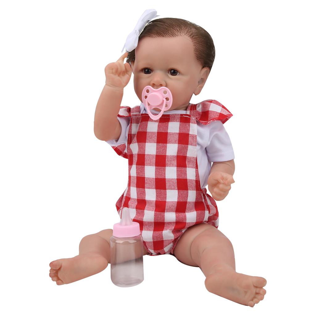 20.8 дюймов Кукла-реборн, имитация новорожденных, девочка, подарок для младенца с соской для кормления