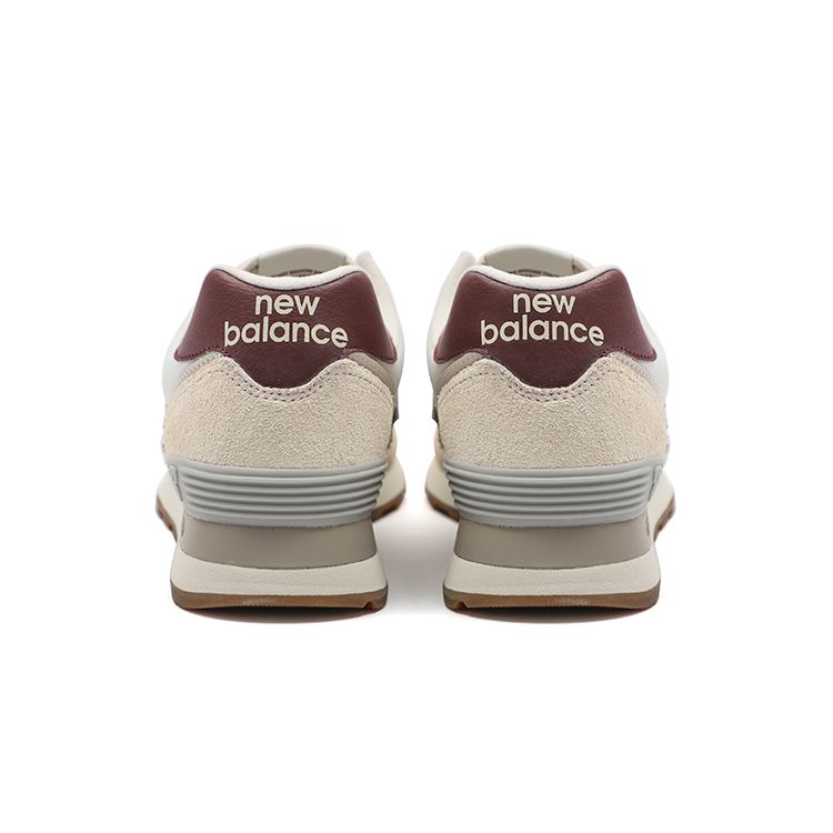 New Balance 574v2 Moonbeam Burgundy Women Sneakers Cream WL574RCF