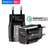 ROCK IPhone 15 16 uchun Samsung S10 S20 uchun Xiaomi uchun Quick Charge 3.0