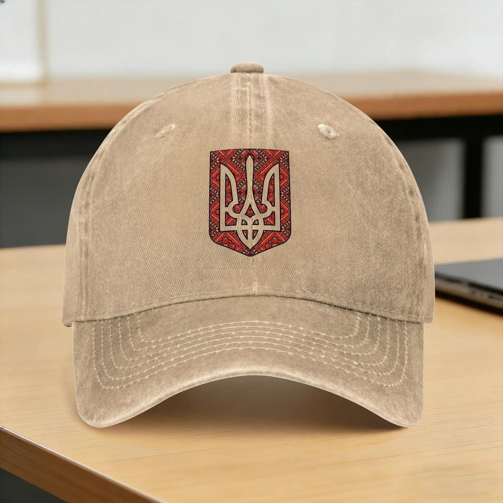 Бейсболка Трезубец Флаг Украинская Национальная Вышиванка Летняя yk Крутые Хип-Хоп Кепки Унисекс Дизайн Kpop Рок Солнце Бейсболки