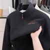 Мужская ветрозащитная флисовая куртка - Толстовка с капюшоном на молнии с воротником-стойкой (2025 Осень/Зима)