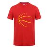 Fashion Custom T Shirt Basketball Printed Casual T-shirts Cool Loose Personality Plus Size Round Neck t shirt Camisetas