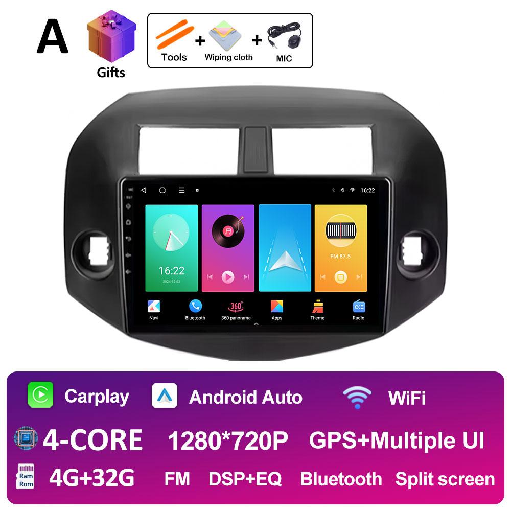 Android Auto Wireless Carplay для Toyota RAV4 3 XA30 2005 2006 2007 2008 2009 2010 - 2013 Автомобильный видеомагнитофон, мультимедийный проигрыватель WIFI