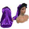 Customize Own Brand Luxury Silk Hair Bonnet Soft Sleeping Long Bonnet for Women