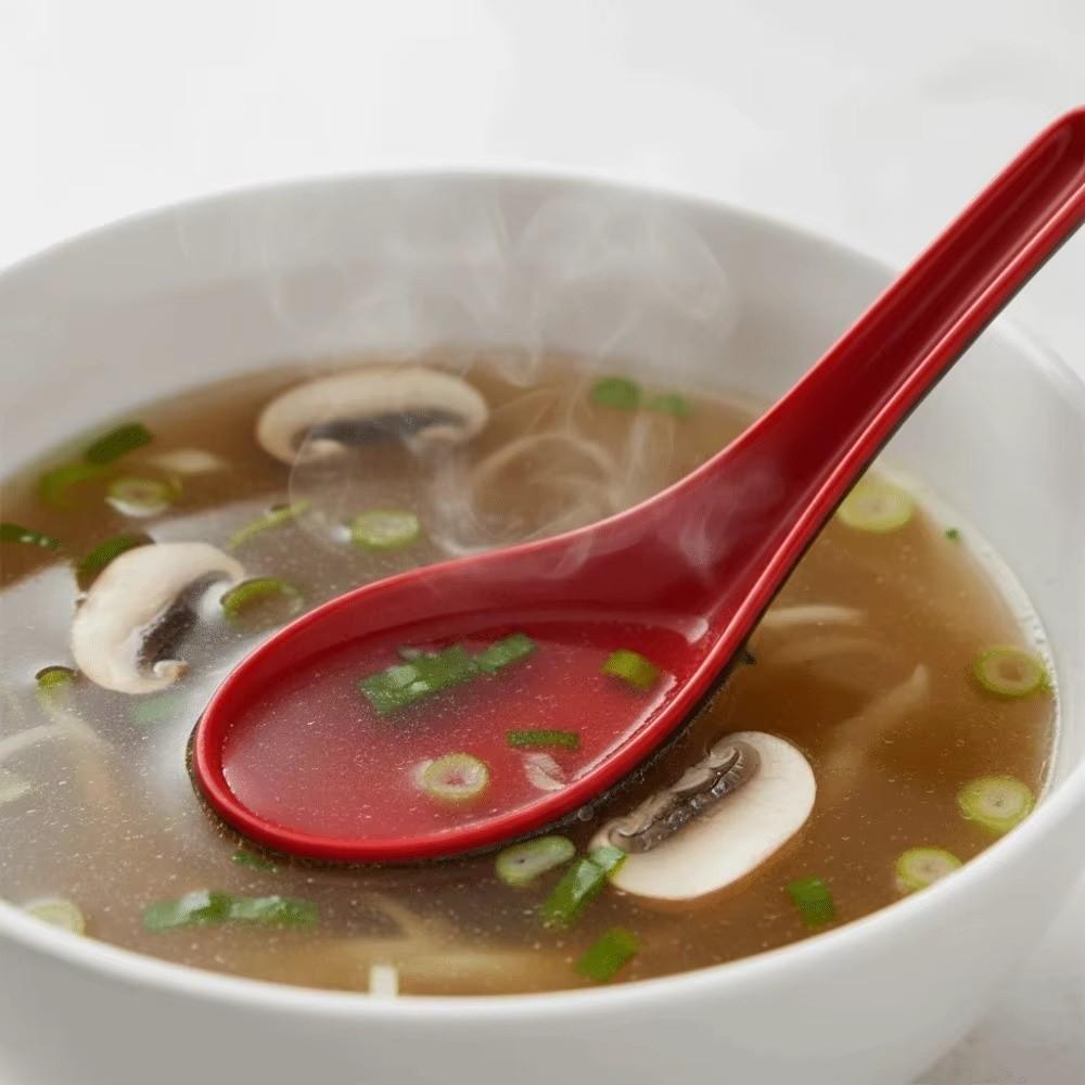 1/5/10pcs Heat-resistant Soup Spoon Drop-resistant Tablespoon Practical Ramen Spoon Bar