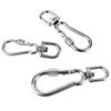 Stainless Steel Swivel Snap Hooks Locking Dog Leash Buckle Quick Release Buckle Carabiner Clips For Dog Walking Camping