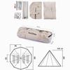 Палатка Naturehike One Pole Tent TC Материал Хлопок Характеристики Водонепроницаемая хлопковая парусина Семейная кемпинговая палатка Кемпинговая палатка с колокольчиком на 4 сезона из хлопка (хаки