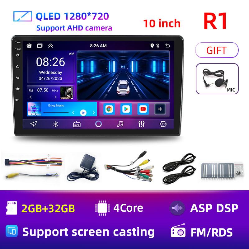 7/9/10'' 2 Din Android12 Auto Car Radio Multimedia Video Universal Stereo Carplay Gps For Volkswagen Nissan Hyundai Kia Toyota
