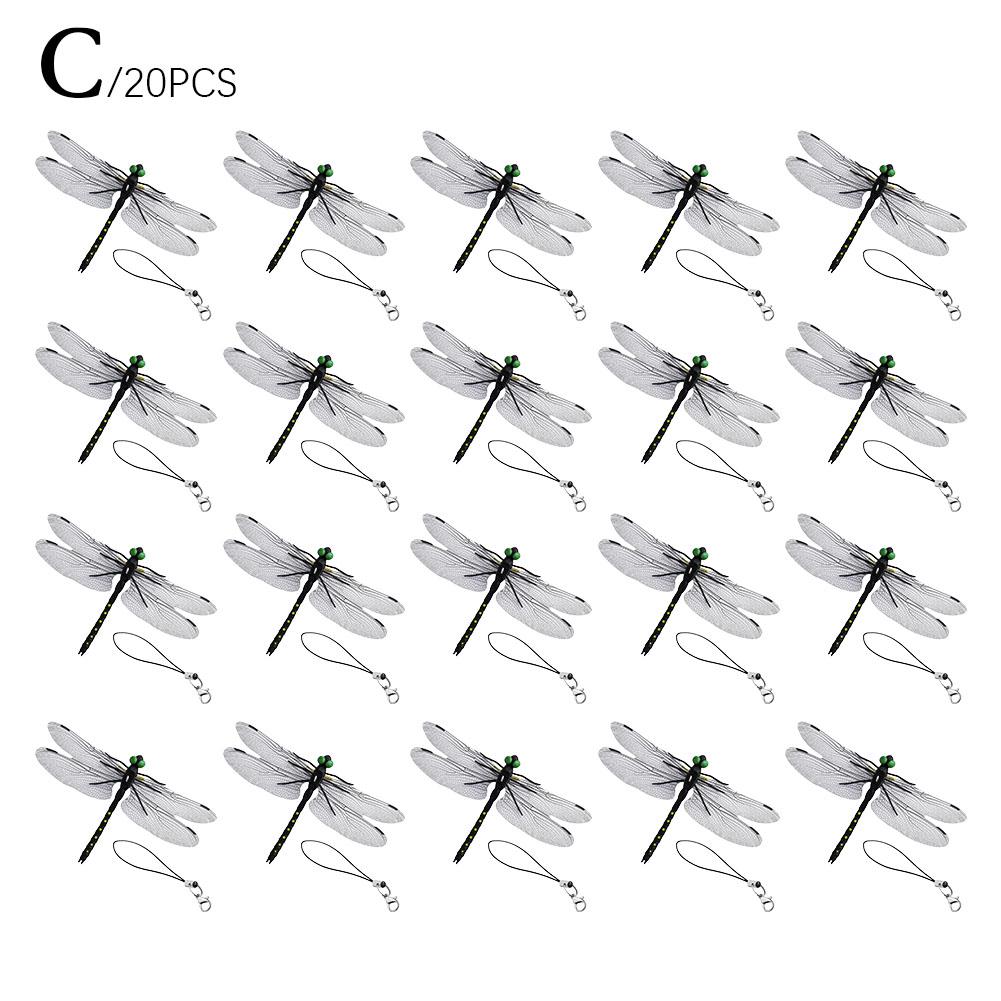 Simulation Dragonfly Mosquito Repellent Mini Dragonfly Ornament Simulation Dragonfly Animal Model For Outdoor Garden Farm
