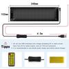 LED Car Pixel Panel Light Scrolling Bright Advertising LED Signs Flexible Screen USB Bluetooth App Control for Taxi Rear Window