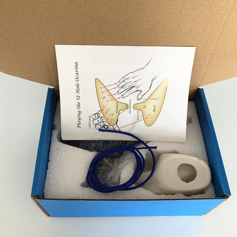 Тему 12-дырочная альтовая окарина в тональности C для детей - Учебный инструмент по «Легенде о Зельде»