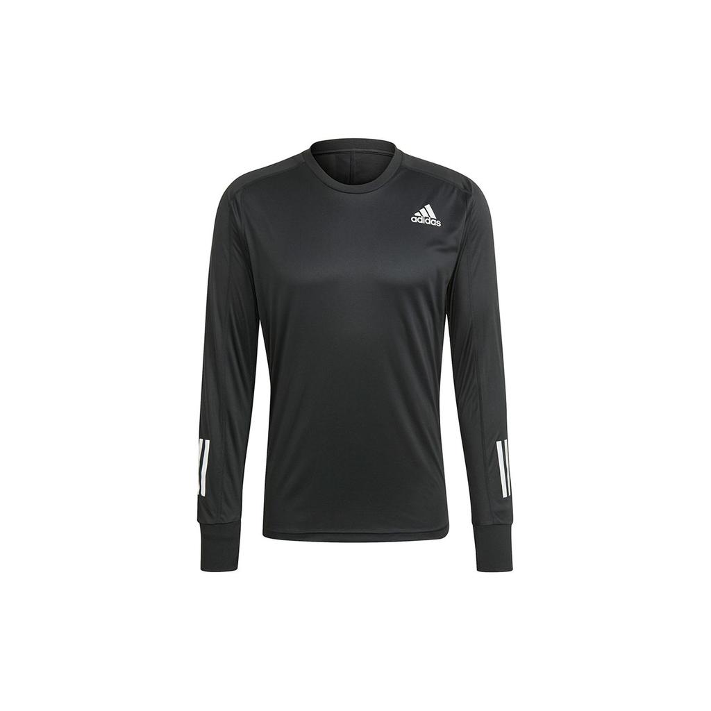 Adidas Running Long Sleeve Fitness Top Men Tops Black GJ9977