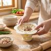 Non-stick Baozi Maker Mold Plastic DIY Pastry Press Flower Dumpling Mold  Breakfast Bun Making