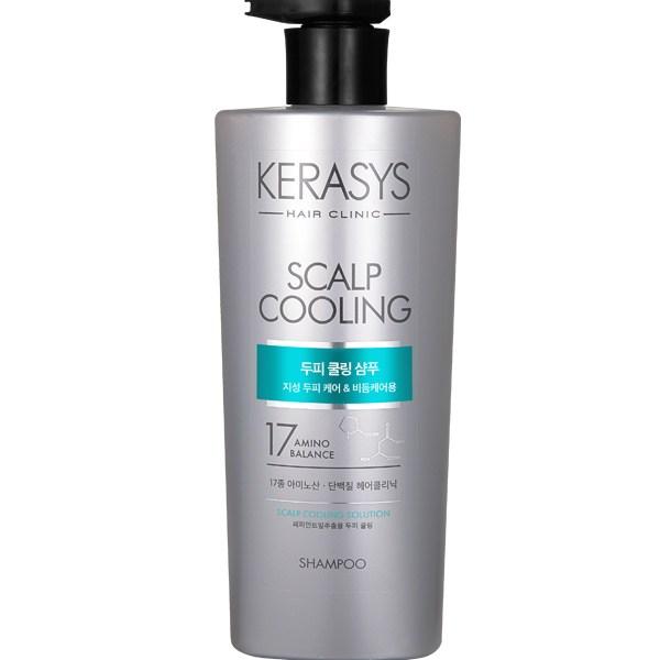Протеиновый шампунь Kerasys Scalp Cooling Clinic, 600 мл, 1 корейский уход за волосами