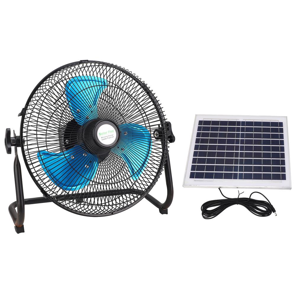 Солнечный напольный вентилятор 15 Вт 12 скоростей цифровой дисплей перезаряжаемый напольный вентилятор для улицы