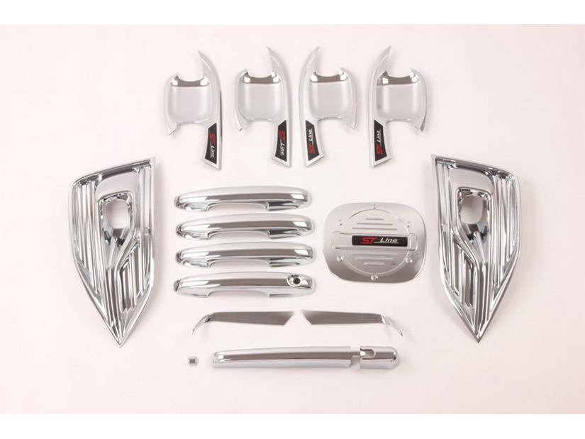 Подходит для Ford Escape 2020 года (США) - Хромированная АБС накладка на рамку передней противотуманной фары