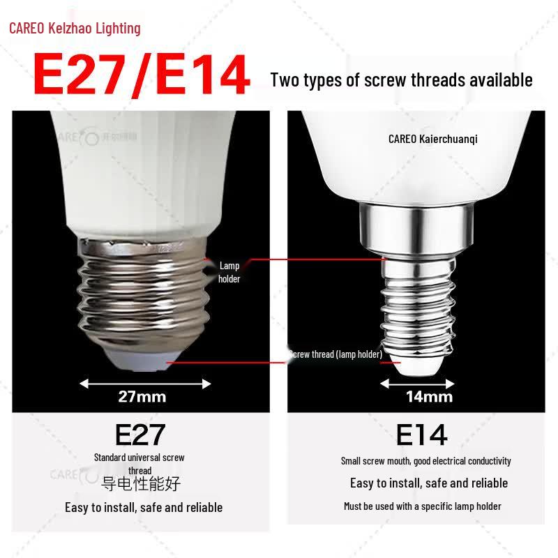 CARE E27 LED Energy-Saving Screw-in Bulb