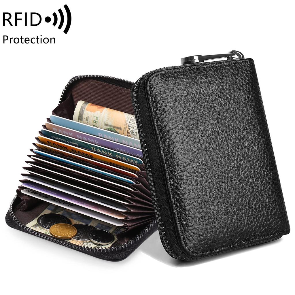 RFID анти-кража сумка для считывания карт многофункциональная вместительная визитница для кредитных карт маленький держатель для карт