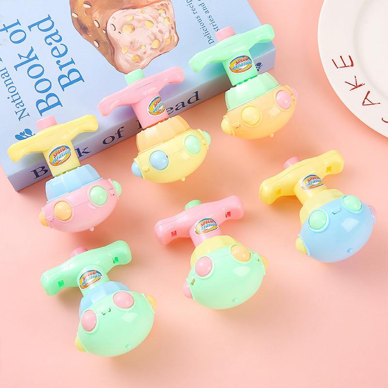 Colored Press Candy Type Rotating Gyroscope With Lighting Function Toy Children