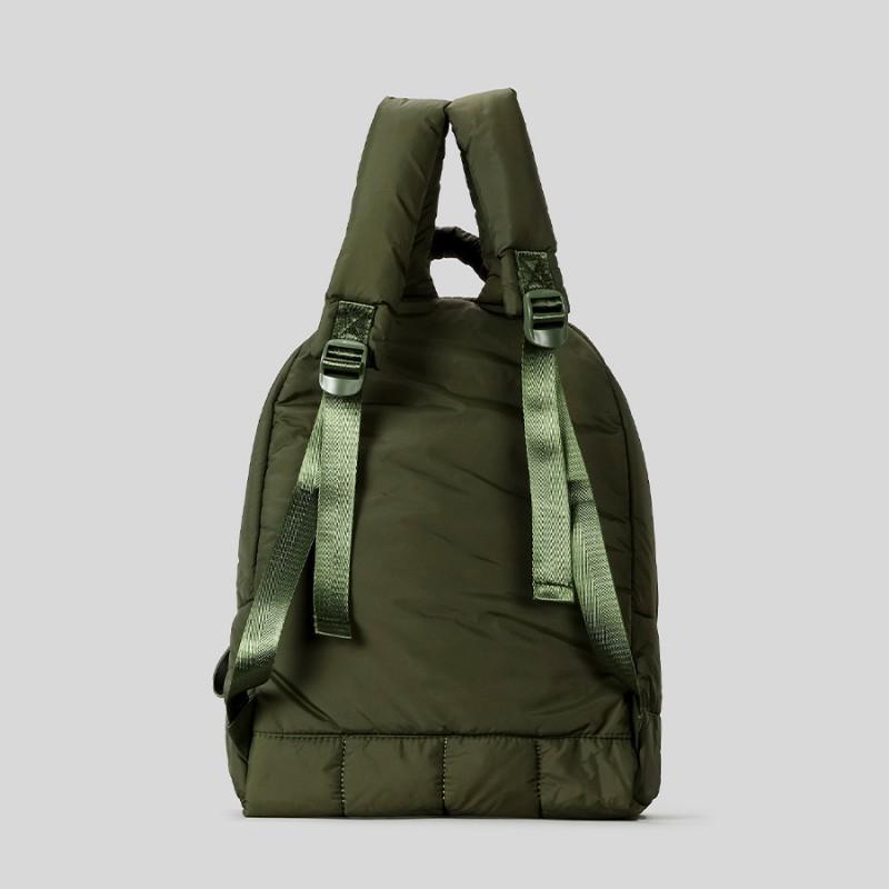 Quilted Puffer Backpack Women Nylon Casual Travel Bag With Laptop Sleeve Multiple Pockets