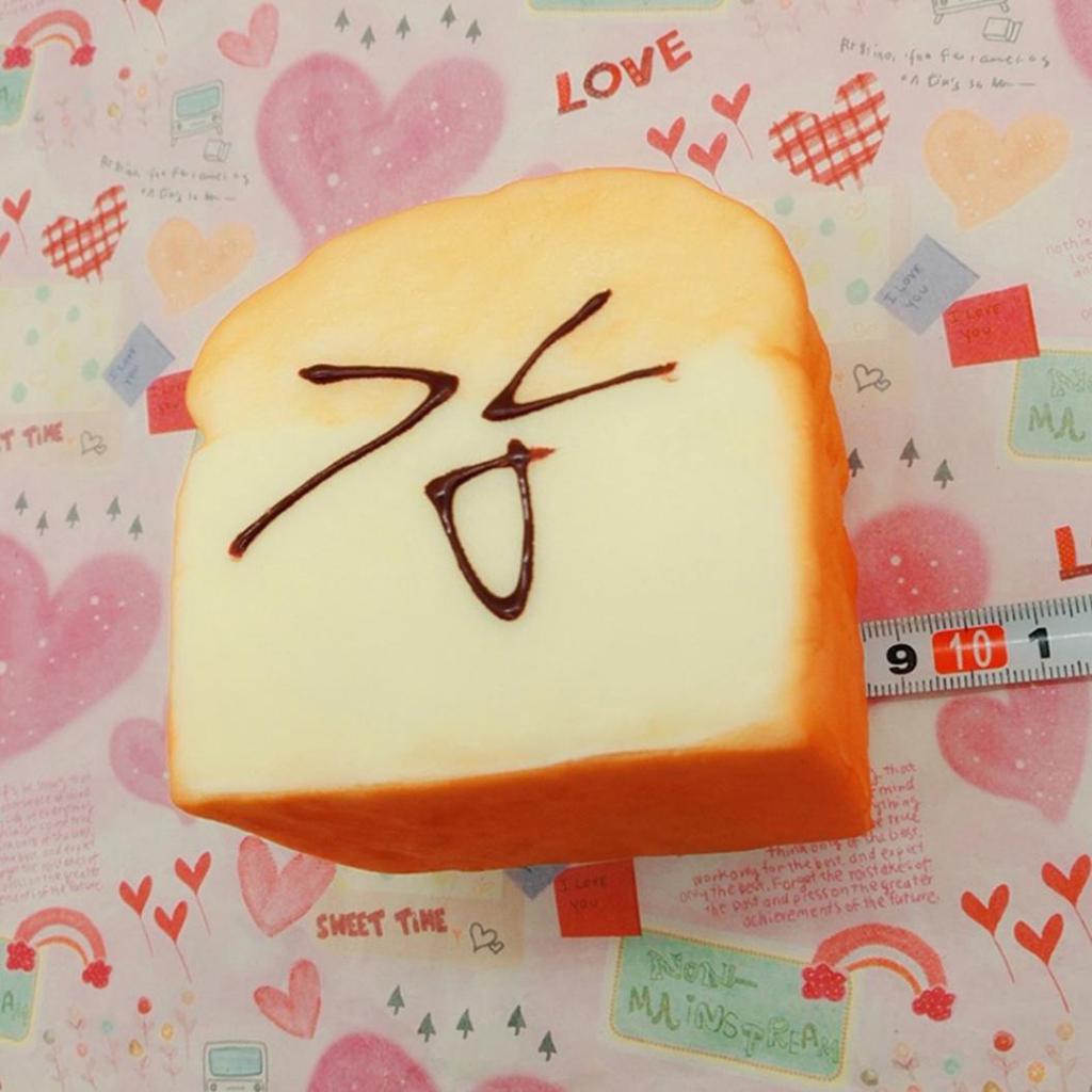 Тостовый хлеб Мягкая открытка с выражением Держатель для мобильного телефона Подушка для рук Средство для снятия стресса