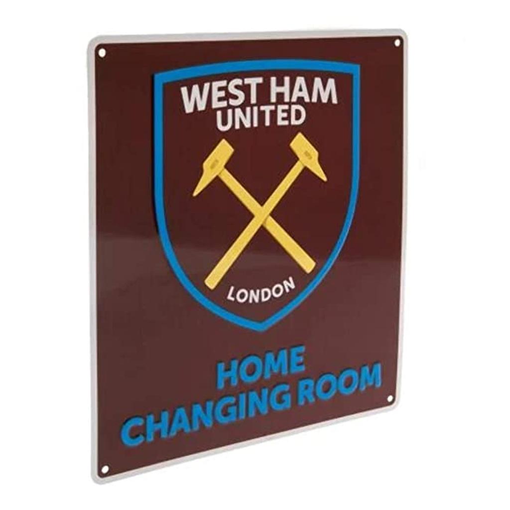 West Ham United FC Официальный знак домашней раздевалки